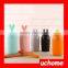 UCHOME BPA Free Rabbit Shaped Gym Glass Water Bottle