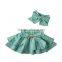 Summer Hot Sale Cute Baby Mini Skirt With Matching Headband