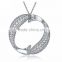 925 sterling silver jewelry necklace couple fish pendant for necklace