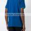 Mens ocean blue cotton polo shirt design with embroidered
