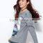 Female hemp grey space cotton fleece