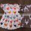 Teen Girls Cotton Summer Beauty Ruffle Tunic Wholesale 2017 New Fashion Baby Girls Animal Tunic Boutique