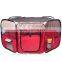 PBLS0002P 2017 eight side foldable pet carrier dog cage cat shoulder big sapce bag