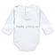 Wholesale 100% Cotton Baby Boy Romper White Baby Bodysuit Fake 2 Pieces Winter Long Sleeve Jumpsuit