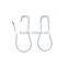 Pear Shaped Round Safety Pins Bulk