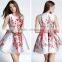 2017 NEW Hand plum Temperament sleeveless bodycon dress