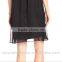 Top quality fashionable beaded cold shoulder dress for bridesmaid dress