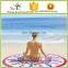promotional custom round beach towel
