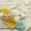 baby headband flower sash chiffon flower satin flower belt