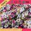 New design Sheet use Poly spun span Flower print fabric