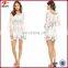 2015 summer lace beach dress design lady net dress