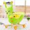 music lovely stuffed plush mule baby rocking horse toy