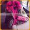 Real Raccoon Fur Collar Colorful Fur Lined Parka Fur Coat Hood