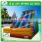Inflatable double lane slide with arch