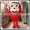 High quality red monkey mascot costume, lovely plush animal cosplay costume for promotion