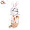 Shenzhen Manufacturer Nice Stuffed Animal Bunny Toy Plush Rabbit Pet Toys With Glasses