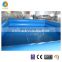 Double layers materials squate blue and orange color inflatable swimming pool with CE certificate
