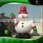 Big inflatable Snowman For Christmas / Outdoor Giant Inflatable Snowman
