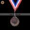 Wr Antique Imitation Metal Sports Medals Customized Bronze Medals with Free Ribbon