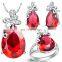 Rhinestone Diamond set with earings ring and necklace