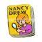 Promotional gifts book collection silver and gold custom hard enamel pin factory