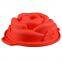 Free Sample Food Grade Heat resistant Nontoxic Silicone Cake Mold Baking Mousse Pudding Mold Tool Rose Shape