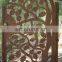 Laser cut corten steel garden gate