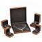 High-end wooden ring box, customized LOGO, simple earrings display box, original direct packaging jewelry box