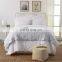 China Quilt Factories Cotton Fabric Satin Binding Quilted Down Filled Blanket