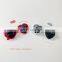 X1672/Heart Pattern Summer Boutique Fashion Little Girls Sunglasses Cute Cartoon Sunglasses