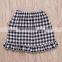 Kids Clothing Sets Summer Baby Girl Clothing Sunflower Tops & Plaid Skirts & Headband 3PCS for 1-5T