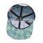 leaf digital printing cap/embroidery patch snapback