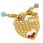 New cotton dual-use scarf cute cats and dogs bandana pet saliva towel