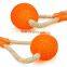 new release two ball dog chewing toy interactive toy with ropes