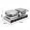 Electric 1750W Snack Machine Waffle Maker Double Head Square Commercial Waffle Maker