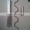 Galvanized steel C channel film lock profile