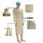 Disposable Medical isolation Gown Yellow Isolations Coverall Level 1 Graphene