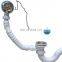 Bathtub shower drain trap round shower Plastic Waste Drain