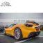Farri 488 Notec dry carbon fiber material side skirt step for 488 side skirt