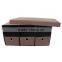 Roomy High Stability Folding Storage Pouffe