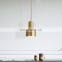 Hot Sell Modern Gold Restaurant Coffee Bar Metal Decorative Pendant Light