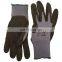 Comfortable black glove nitrile with coating sandy finish