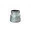 DKV bsp npt threaded hot dipped galvanized steel ductile iron GI 45 degrees reducing socket banded pipe fittings