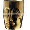 BIG Indoor And Outdoor Decorative Gold Glazed Porcelain Ceramic Garden Face Stool Seat