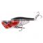 Topwater popper lures 12.5g 9cm lifelike hard bait hard fishing lures for sea fishing freshwater fishing
