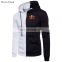 Wholesale hot sale men's spring and autumn long-sleeved sweater brushed warm non-standard open door hooded sweater men's jacket