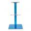 Square Table Base Furniture Restaurant Steel Wrought Dining Coffee Mid Century Modern Blue Dining Table Marble Pedestal Base