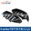 F32 Carbon fiber front hood grille kidney mesh for BMW 4 series F32 F33 F36  M3 F80 M4 F82 420i 428i 435i