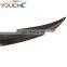 2020 2021 AMG style carbon fiber rear trunk lip spoiler for Mercedes C class W206 cf spoiler