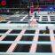 playground jump trampoline with safety net